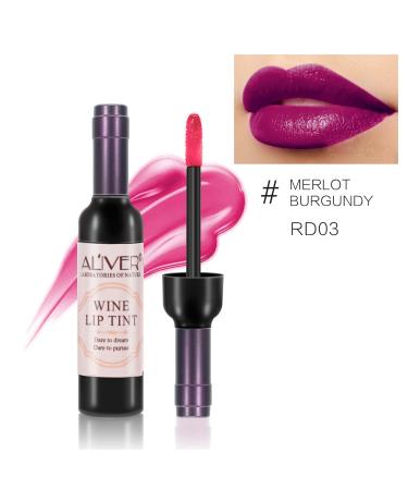 6-Piece Wine Lip Tint Set - Long-Lasting, Waterproof Lip Stain & Gloss for Women - Buy Online on GoSupps.com