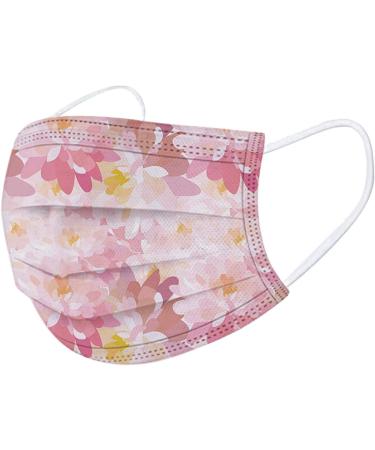 10 Pack Adult Floral Disposable Masks - Breathable Non-Woven 3-Layer Mouth Protection for Women - Multi-Functional Bandana Scarf - Buy Online on GoSupps.com