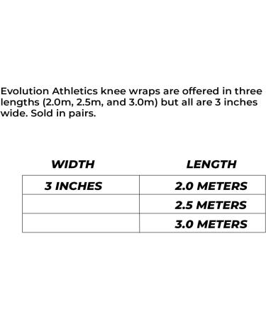 Evolution Athletics 2.0m Knee Wraps - Black & Gray for Weightlifting, Powerlifting, Strength Training - Buy Online on GoSupps.com