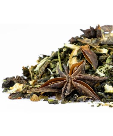 Christmas Zingalong Green Tea Blend - 100g Loose Leaf Tea - Buy Online on GoSupps.com