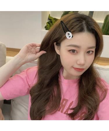 xbiez Cute Pins Headdress Mini Hairpin Cartoon Panda for Girls Mini Panda Hairpin Cute Flat Clips Funny Hairpin 1 - Buy Online on GoSupps.com