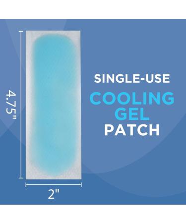 HealthWise Instant Cool Gel Patches | Migraine & Fever Relief | 12-Count | 4.75 x 2 | Soothing Menthol Vapors | Non-Medicated Formula - Buy Online on GoSupps.com