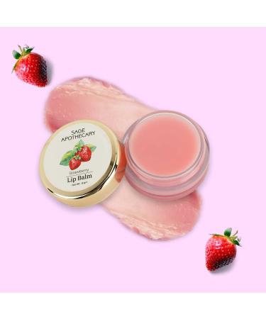 Super Soft Strawberry Lip Balm - Natural Moisturizing Formula for Dark Lips | Unisex 8g - Buy Online on GoSupps.com