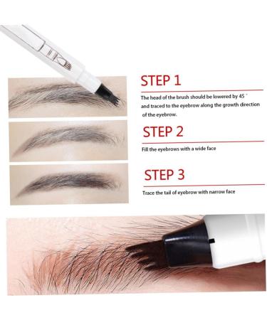 Eyebrow Pen Waterproof Eyebrow Pencil for Professional Makeup Natural Brow 3pcs Makeup Pencil Waterproof Brow Pen Waterproof Eyebrow Pencil - Buy Online on GoSupps.com