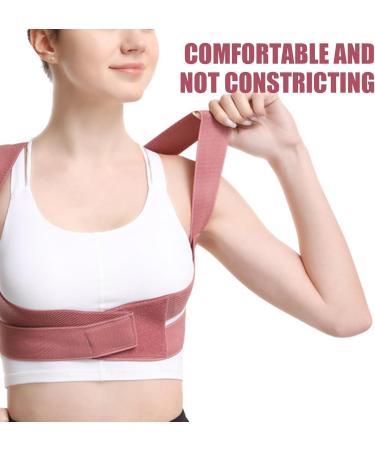 Breathable Back Support Belt for Posture Correction - Unisex Orthodontic Back Brace (Red) | International Shipping - Buy Online on GoSupps.com