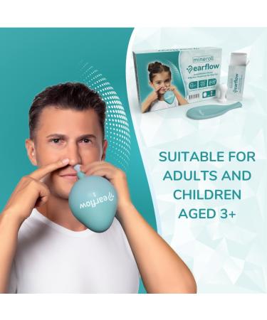 EARFLOW Autoinflation Device | Drug-Free Ear Relief for Kids & Adults | Eustachian Tube Unclogger & Glue Ear Treatment with 10 Medical Balloons - Buy Online on GoSupps.com