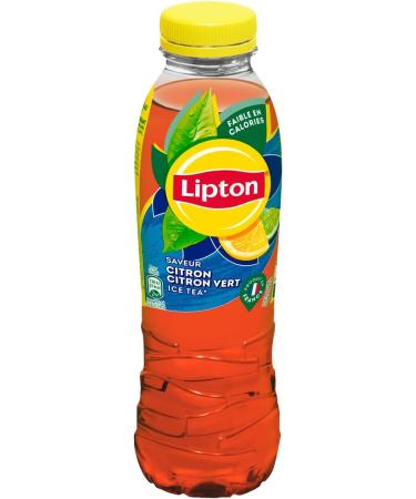 LIPTON Ice Tea Th Glac Saveur Citron et Citron Vert - Lot de 12x50cl - Buy Online on GoSupps.com