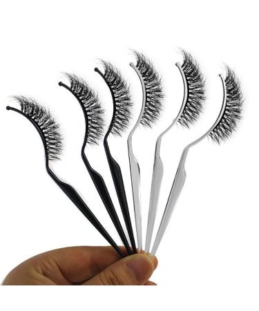 14Pcs False Eyelashes Display Stick Set - Eyelash Applicator & Extension Support Tools for Grafting Effect - Ideal for Eyelash Salons (Black & Clear - Buy Online on GoSupps.com