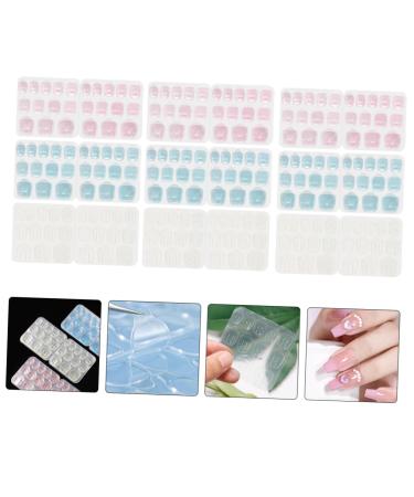 Housoutil 30 Sheets sticker nail press on glue glue nail stickers nail press on stickers press on nail glue Label Adhesive sheet false nail glue nail glue tabs false nails manicure - Buy Online on GoSupps.com