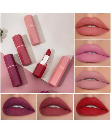  PCC PTYXIS Long-lasting feminine lipstick matte lipstick long-wearing sexy lipstick smooth and non-sticky application natural color waterproof nude moisturizing lipstick (#4 3 5 - Buy Online on GoSupps.com