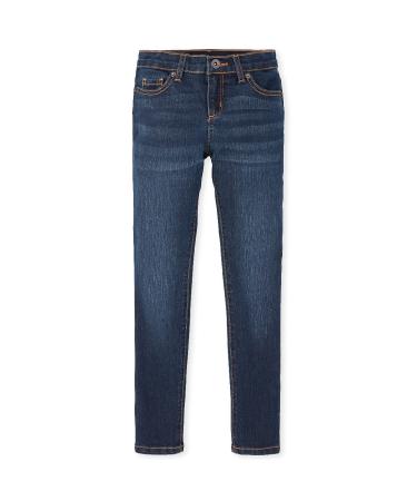 The Children's Place Boy's Stretch Straight Jeans 22 Plus Dk Twilight Wash Single