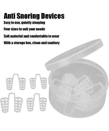 4 PCS Mini Transparent Anti Snoring Nose Clips - Comfortable Snoring Aid for Travel & Home Sleep - Buy Online on GoSupps.com