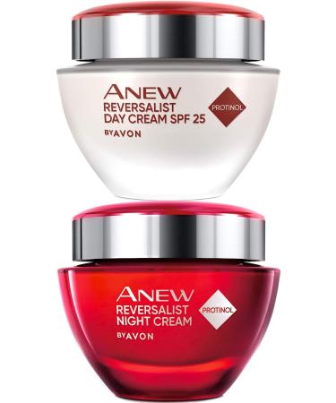 Anew Reversalist Day perfecting cream SPF 25 50ml and Anew Reversalist Night Revitalising cream 50ml with protinol 50ml by Avon - Buy Online on GoSupps.com