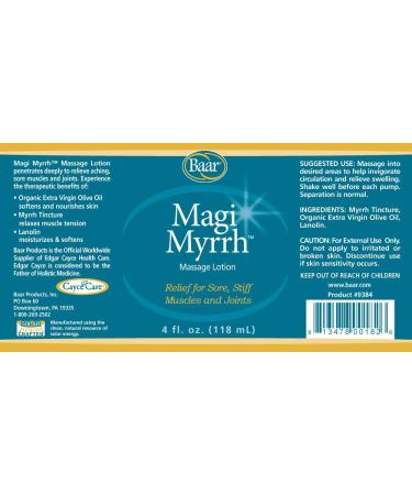 Buy Magi Myrrh Massage Lotion 4 Fl. Oz - Soothing & Moisturizing | International Shipping Available - Buy Online on GoSupps.com