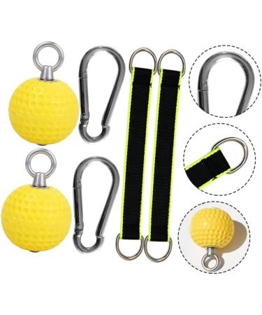 Beaupretty Grip Training Ball Set with 90 Angle Handles - Pull-Up Bar & Forearm Strap for Home Fitness - Buy Online on GoSupps.com