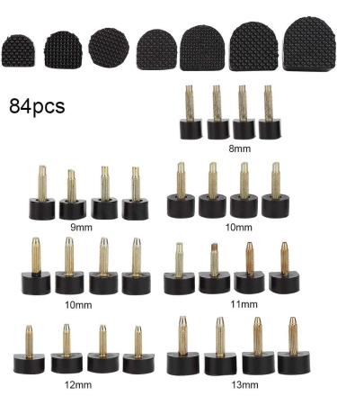 84pcs High Heel Tips Replacement Kit | U-Shape Dowels | Assorted Sizes 0.31-0.51in | Shoe Repair Accessories - Buy Online on GoSupps.com