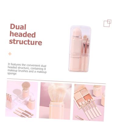 Shop Minkissy 3 Sets 8 in 1 Makeup Brush Kit - Travel Blush Loose Powder & Foundation Brushes - Pink Cosmetic Tools for Flawless Makeup - Buy Online on GoSupps.com
