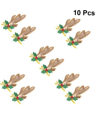 FRCOLOR 15 Pairs Creative Headdress Christmas Hair Barrette Antlers Shape Barrette Deer Horn Hair Clip Reindeer Antler Headband Deer Hair Clips Xmas Hair Clip Issue Card Baby - Buy Online on GoSupps.com