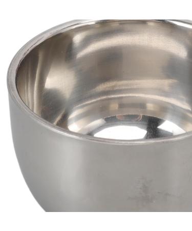 Premium Men's Shaving Brush Set - 3-Part Stainless Steel Bowl & Holder | Soft & Versatile for Home & Salon Use - Buy Online on GoSupps.com