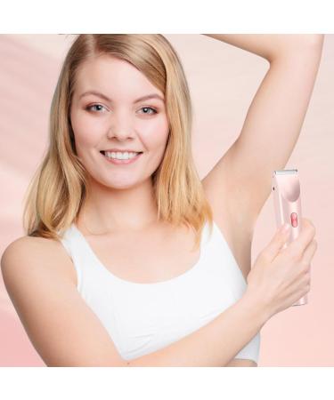 Portable Shaver Electric Shaver for Women Double Head Shaver Portable Body Hair Trimmer Shaver for Women Care Wet and Dry Use Groomer Pink - Buy Online on GoSupps.com