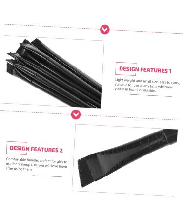 BIUDECO 12pcs Eyeliner Brush Eye Shadow Brush Angled Precision Eyeliner Brush Ultra Fine Eyeliner Brush Women Eyeliner Brush Eyebrow Brush Girl's Eyeliner Brush Eye Makeup Tool 15.5x1.2x0.6cm Black - Buy Online on GoSupps.com