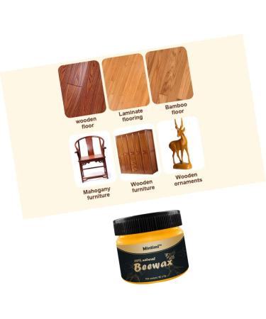 COHEALI Floor Wax - 2pc Beeswax Furniture Care & Maintenance | Unscented Multipurpose Polishing Sponge for Wooden Floors | Natural Wood Seasoning - Buy Online on GoSupps.com