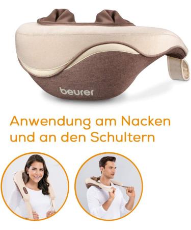 Buy Beurer MG 153 Neck Massager - Hand-Simulating Kneading Massage for Neck Shoulders & Legs with Heat Function - International Shipping Available - Buy Online on GoSupps.com