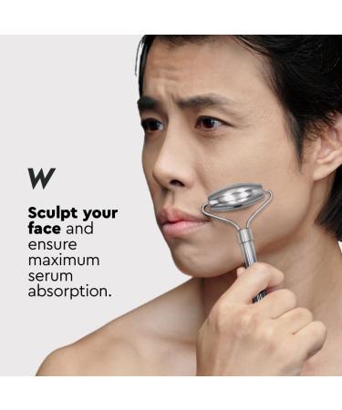 Buy Wolf Project Stainless Steel Face Roller | Reduce Puffiness & Massage Face Neck & Eyes | International Shipping Available - Buy Online on GoSupps.com
