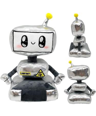 Hilloly Robot Lanky-Box Plush 30 Cm Foxy and Boxy Plush Toy Foxy Boxy And Rocky Plushies Lanky-Box Soft Toy For Kids Boys Girls Birthday Present Gifts (Robot)