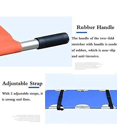 Patient Transport Emergency Stretcher Multi-Function Folding Flat Stretcher Portable Aluminum Alloy Rescue Back Stretcher Bed for Families - Buy Online on GoSupps.com