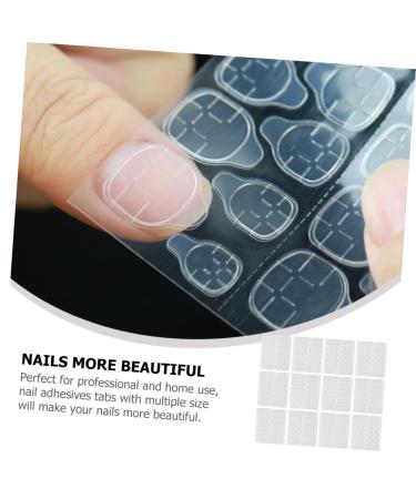 minkissy 20 Sheets Rubber nails double sided tape nail sticky tabs high viscosity jelly glue invisible tabs nail detachable Nail piece sticker wearable nail stickers for nail - Buy Online on GoSupps.com