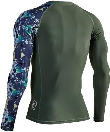 ADOREISM Men's Long Sleeve Rash Guard UPF 50+ - Medium - Buy Online on GoSupps.com