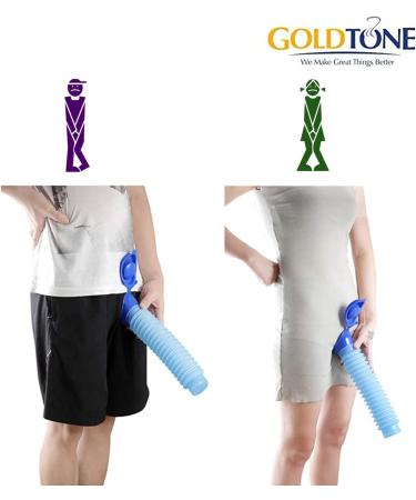 GoldTone Portable Travel Unisex Urinal - 750 ML Leakproof Car Urine Container - Buy Online on GoSupps.com