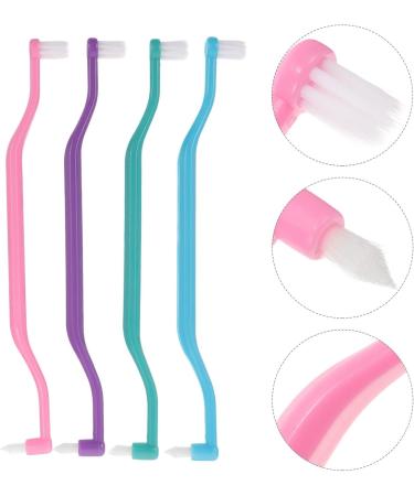 Minkissy Double-Ended Toothbrushes - 4 Piece Set for Oral Cavity Correction & Detailed Tooth Cleaning - Ideal for All Ages - International Shipping Available - Buy Online on GoSupps.com