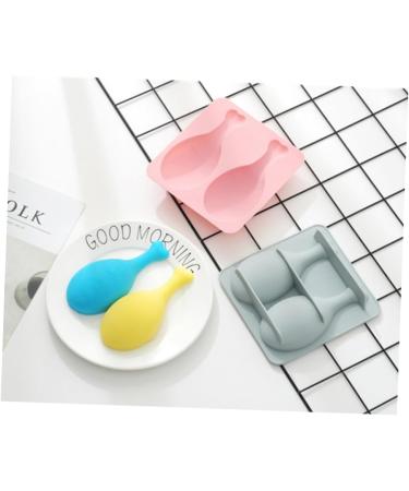 Abaodam Non Stick 6 pcs Fondant molds Silicone molds for Chocolate de para gelatinas Chocolate Silicone molds Silicone Cake Mold Baking Mold bakeware Nonstick Bluex3pcs 15.8*14.9CM x3pcs - Buy Online on GoSupps.com
