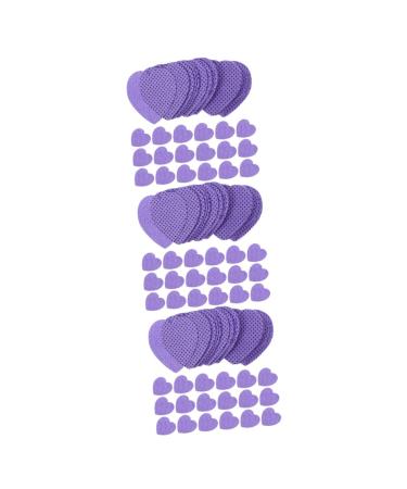 FOMIYES 600 Sheets Eyelash Cleaning Pads Nail Gel Pads Nail Remover Pads Nail Cleaning Pads Wipes Clean Wipes Polish Remover Pads Travel Nail Polish Purple Cotton Makeup Remover Pad 4.8x4.8cmx3pcs Purplex3pcs