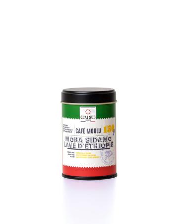Caf Moka Sidamo Lav Moulu boite pop 150g