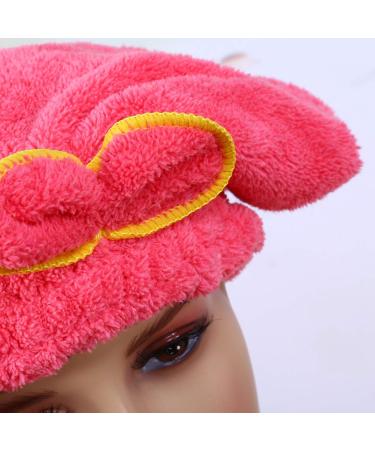 Microfiber Hair Towel Turban for Women - Instant Drying Super Absorbent & Rapidly Drying Red Hair Wrap - Buy Online on GoSupps.com