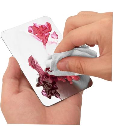 SHERCHPRY Stainless Steel Makeup Mixing Palette with Spatula Compact Durable for Foundation Nail Art Color Blending Lightweight Portable for Professional Makeup Artists - Buy Online on GoSupps.com