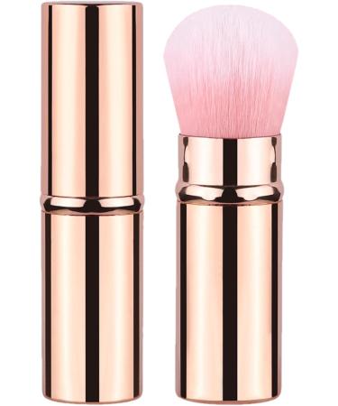 Teksome Portable Makeup Brush Travel Telescopic Cosmetics Brushes - Beginner Friendly Powder Brush for Foundation Sunscreen Bronzing Powder Gold - Buy Online on GoSupps.com