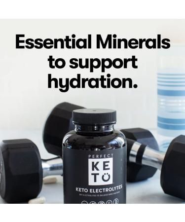 Perfect Keto Electrolytes Hydration Powder with Vitamin D | Sugar-Free, Keto-Friendly & Non-GMO - Unflavored Capsules - Buy Online on GoSupps.com