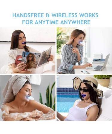  VOHESEA Professional Teeth Whitening Kit - 32 LEDs - With 3 Fast Whitening Gels - 16 - Buy Online on GoSupps.com