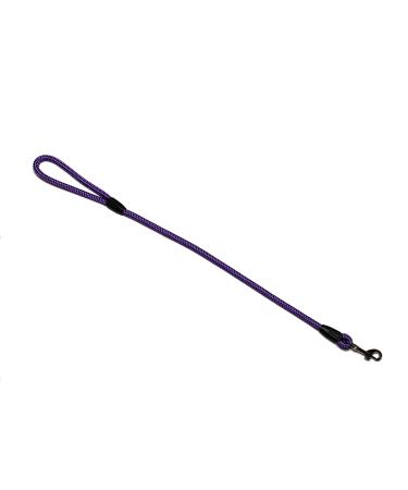 Leash - Rope leash with hand loop Basic 10mm 27 colours 7 lengths (0.70 m violet) 0.70 m violet