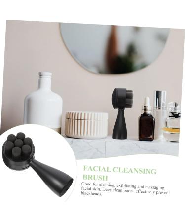Angoily Face Brush Pore Deep Cleansing Brush Manual Facial Brush Soft Facial Scrubber Skin Care Brush Face Wash Tool Face Washing Cleaner Face Scrubber Facial Cleansing Brush - Buy Online on GoSupps.com