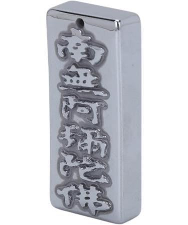 Verdant Touch Terahertz Halkette Trailer - Carved Buddhism Pattern Natural Stone Ornament for Men | 60x180 cm - Buy Online on GoSupps.com