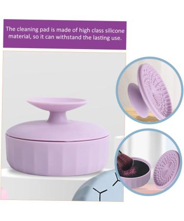 VOSAREA 5pcs Makeup Brush Cleaning Box | Efficient Makeup Cleaner Mat & Sponge Cleaner for Perfect Brush Care - Buy Online on GoSupps.com