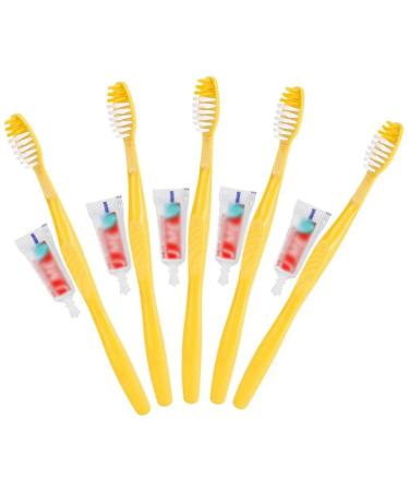 50pcs Toothbrush Portable Travel Toothbrush with Toothpaste Set Travel Toothbrush Set Teeth Cleaning Brush