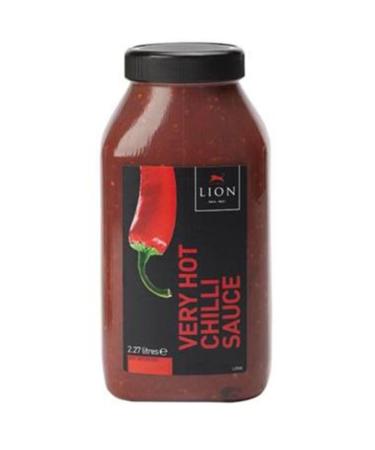 Very Hot Chilli Sauce 2.27L .packs a kick Great to give a fiery kick to burgers and kebabs and also works very well in Chilli Con Carnes.