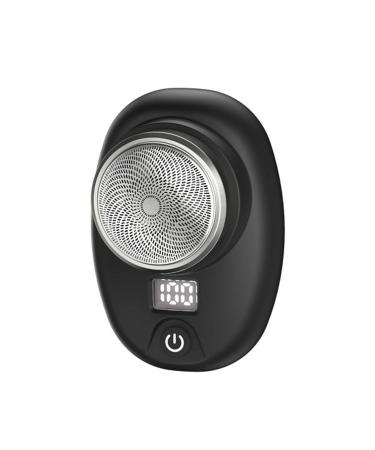 Gradient Space Stone Gradient Mini Shaver Upgrade Mini Electric Shaver Portable Electric Shaver for Men Women Travel Pocket Size Washable Electric Razor with LED Power Display (Gradient Black)