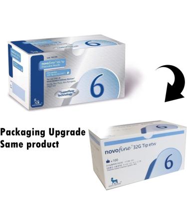 Novofine 32G 0.23/0.25x6mm Needles - 100pcs/box | Premium Quality for International Shipping - Buy Online on GoSupps.com